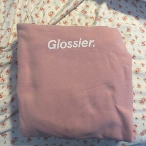 Glossier Blush Pink Hoodie